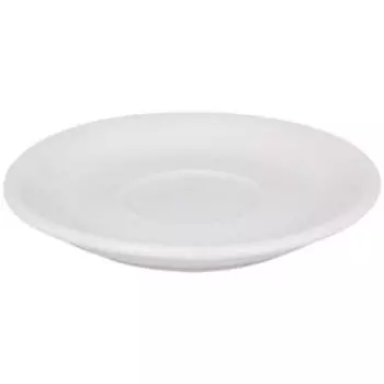 Блюдце чайное Белое изделие, 12 см, фарфор