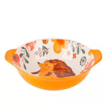 блюдо д/запекания NOUVELLE HOME Ёжик 18,5х16х5,5см, фарфор