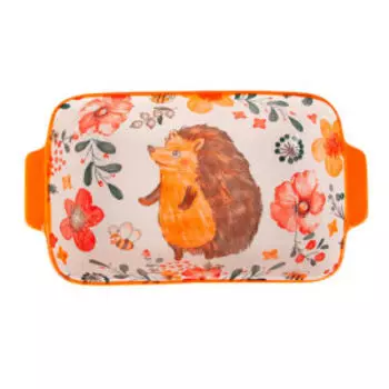 блюдо д/запекания NOUVELLE HOME Ёжик 22х12,5х5см, фарфор