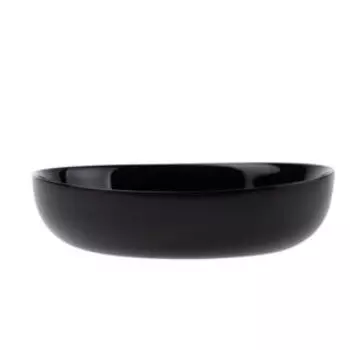 Блюдо для подачи Френдс Тайм Блэк, 17 см, стекло