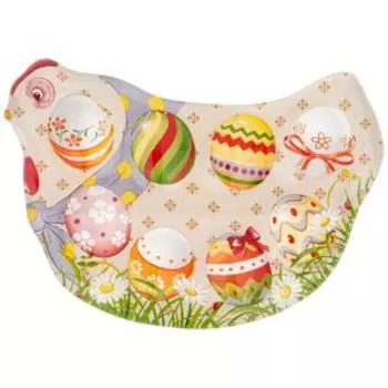 Блюдо для яиц Lefard Sunday, 25х18.5х2 см, стекло