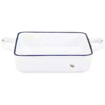 Блюдо для запекания и сервировки Rustique collection с ручками, 28.2х21.6 см, фарфор