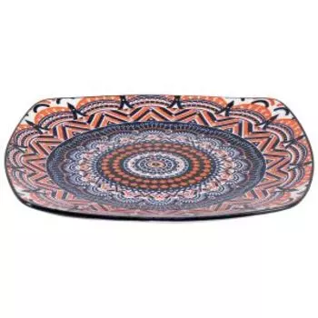 Блюдо Lavenir Золотой рассвет, 23.5 см, фарфор