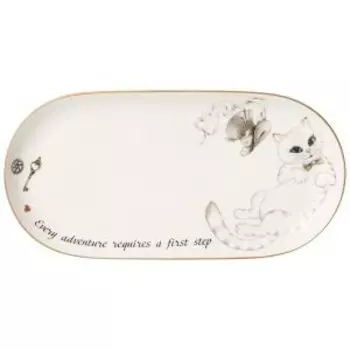 Блюдо овальное Lefard Страна чудес, 20,5 см, фарфор