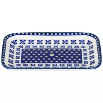 Блюдо прямоугольное Solecasa, 16.5 см, фарфор