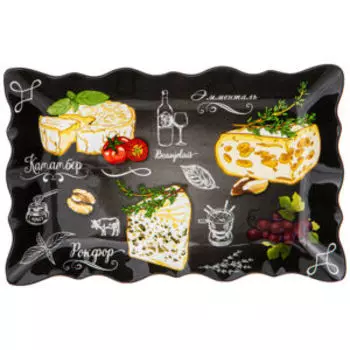 блюдо сервировочное Buffet 25х16.5х2 см, стекло