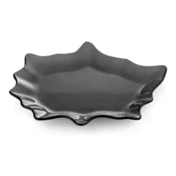 Блюдо сервировочное Льдинка, 22x19 см, стекло