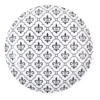 Блюдо сервировочное Лилия геральдическая, 30 см, фарфор