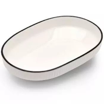 Блюдо Suffit, 18.3x12.9x3.8 см, фарфор