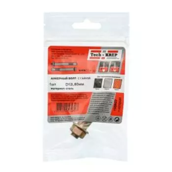 Болт анкерный с гайкой Tech-Krep, 12х60 мм, 1 шт