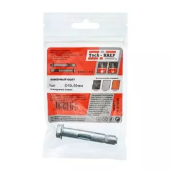Болт анкерный TECH-KREP, 10х60мм, 1 шт