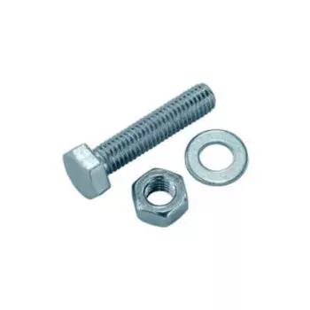 Болт DIN 933 М8х50 мм, гайка, шайба TECH-KREP, 4шт, шестигранный