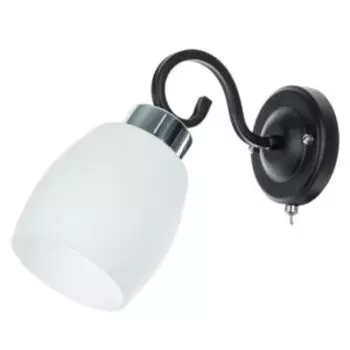 Бра ARTE LAMP Krit, Е27, 40Вт, металл, стекло, черный