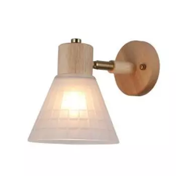 Бра Arte Lamp Meleph, Е27, 60 Вт, металл крашеный, дерево, белый