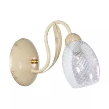 Бра Элетех Лилия 511, Е27, 60 Вт, бежевый, золотой