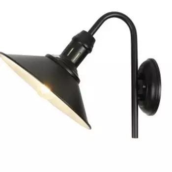 Бра Retro, Е27, 60 Вт, металл, черный