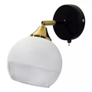 Бра Символ Света CC04543/1W, Е27, 60 Вт, переключатель, черный, золото