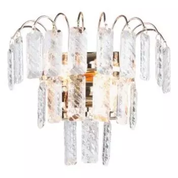 Бра Символ Света CC2464/2W GD, Е27, 60 Вт, золото, хрусталь