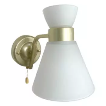 Бра Символ Света, Е27, 60 Вт, золото