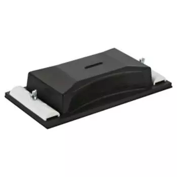 Брусок для наждачной бумаги, металлические зажимы, 10,5х23 см