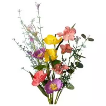 Букет искуственный Lefard Flowers Полевые цветы, высота 50 см
