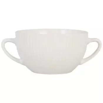 Бульонница Lavenir, 13 см, 540 мл, керамика, белая
