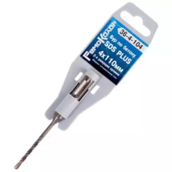 Бур по бетону РемоКолор, двойная спираль, две режущие кромки, хвостовик SDS plus, 4х110 мм