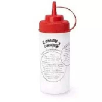 Бутылка для смешивания теста Atmosphere Taste, 500 мл, пластик