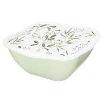 Cалатник с крышкой Весенняя зелень, 1.8 л, пластик