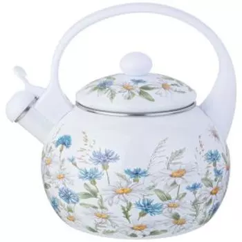 Чайник эмалированный со свистком Agness Sentiment, 2.2 л, индукция