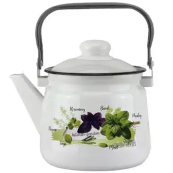 чайник Базилик 2,5 л, эмаль, индукция