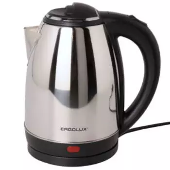 Чайник Ergolux Промо, 1.8 л, 1600 Вт, нерж. сталь