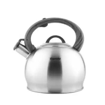 Чайник Esprado Globo со свистком, 2.7 л, нерж. сталь/индукция