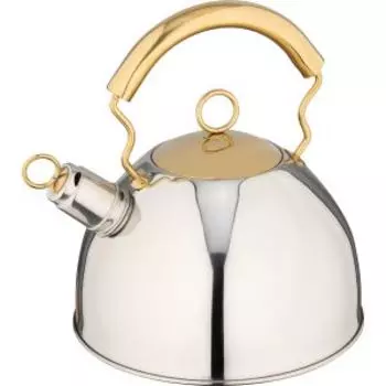 Чайник со свистком Mallony, 2.5 л, нерж. сталь