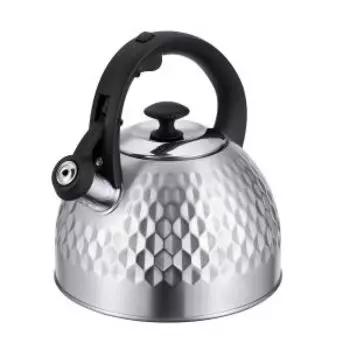 чайник со свистком REGENT INOX Linea TEA 2 л, нерж сталь