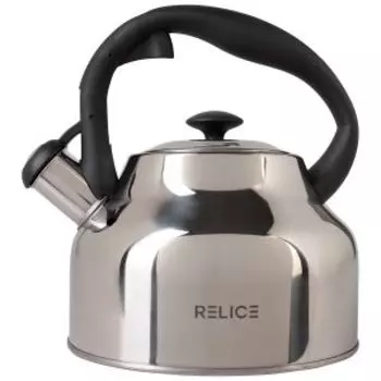 чайник со свистком Relice 2,5 л, нерж.сталь, индукция