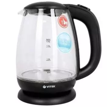 Чайник Vitek VT-7058, 1.7 л, стекло
