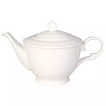 Чайник заварочный, 960 мл, фарфор, белый