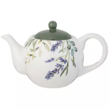 чайник заварочный AGNESS Лаванда 900 мл, керамика