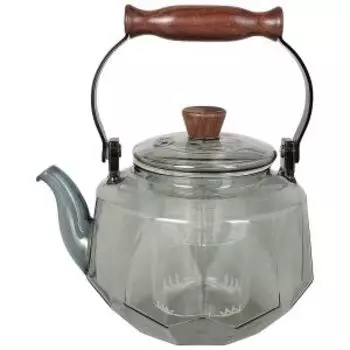 Чайник заварочный Домовой Mist, 1000 мл, стекло/дерево