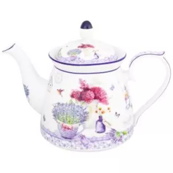 чайник заварочный ELAN GALLERY Лаванда 1 л, фарфор