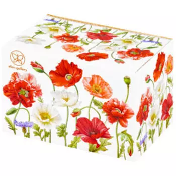 чайник заварочный ELAN GALLERY Маки 1 л, фарфор