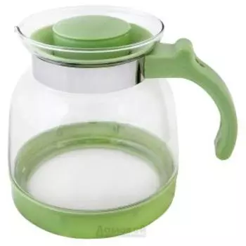 чайник заварочный Home Cafe Moss, 1,8л, стекло/пластик