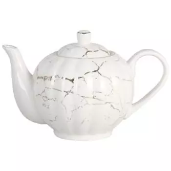 Чайник заварочный Lavenir Золотой мрамор, 950 мл, фарфор