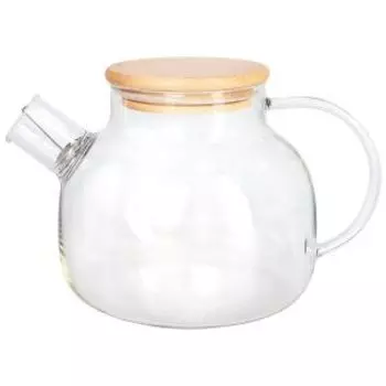 Чайник заварочный с бамбукововй крышкой, 1 л