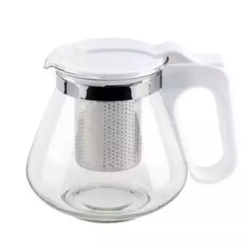 Чайник заварочный с фильтром, 700 мл, стекло