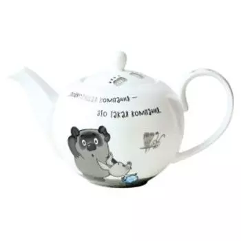чайник заварочный Винни Пух 1,2л, фарфор