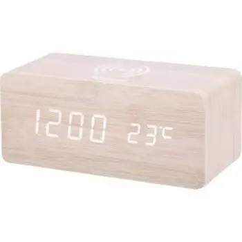 Часы электронные с беспроводной зарядкой HomeStar HS-0123