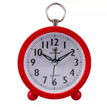 Часы-будильник настольные, 15х6.8х20.8 см, металл/пластик