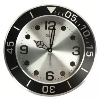 Часы настенные, алюминий/пластик